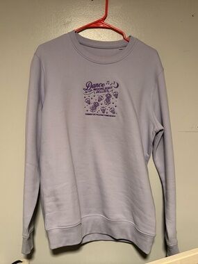 Lilac Crewneck Sweatshirt with 'Dance of the Moonlight Jellies' Graphic